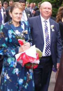 Secretarul Primăriei Suceava alături de soţie