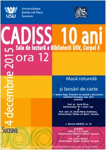 7 AFIS Lansare carte 10 ani CAADIS