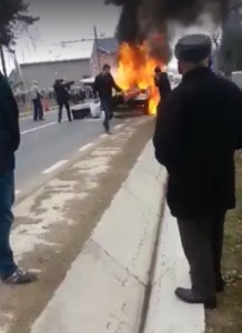 incendiu camion dumbraveni suceava