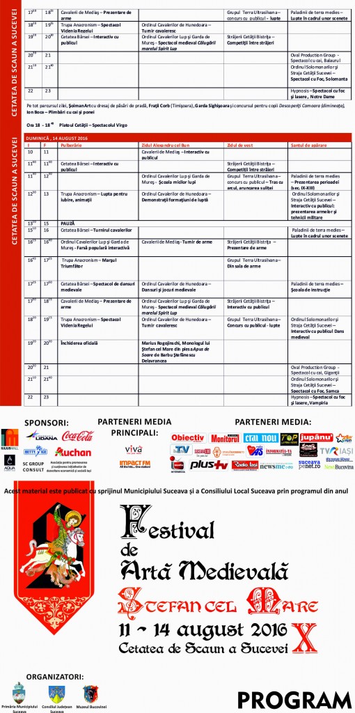 program festival 2